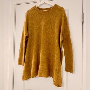 MOVING SALE | Women’s Gold Oversized H&M Alpaca/Wool Sweater Dress, Size XS/S